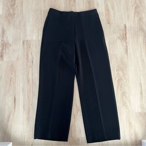 Aritzia Wilfred Black Halley Wide Leg Trousers